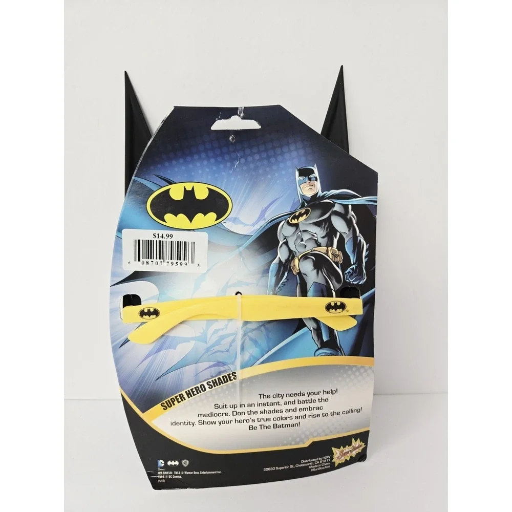 Sun-Staches Batman Sunglasses DC Costume Accessory New Kids